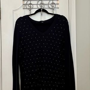 TOMMY HILFIGER, SWEATER, NAVY, size xl